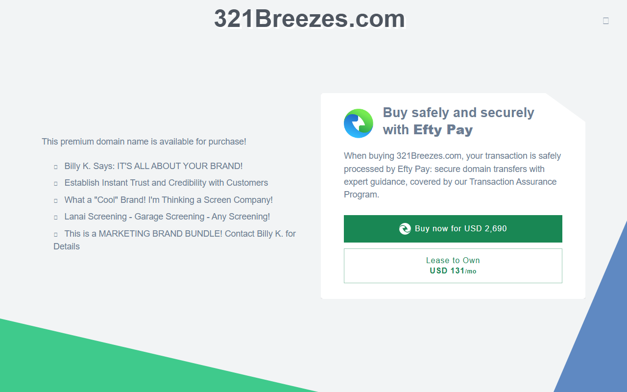 321breezes.com screenshot