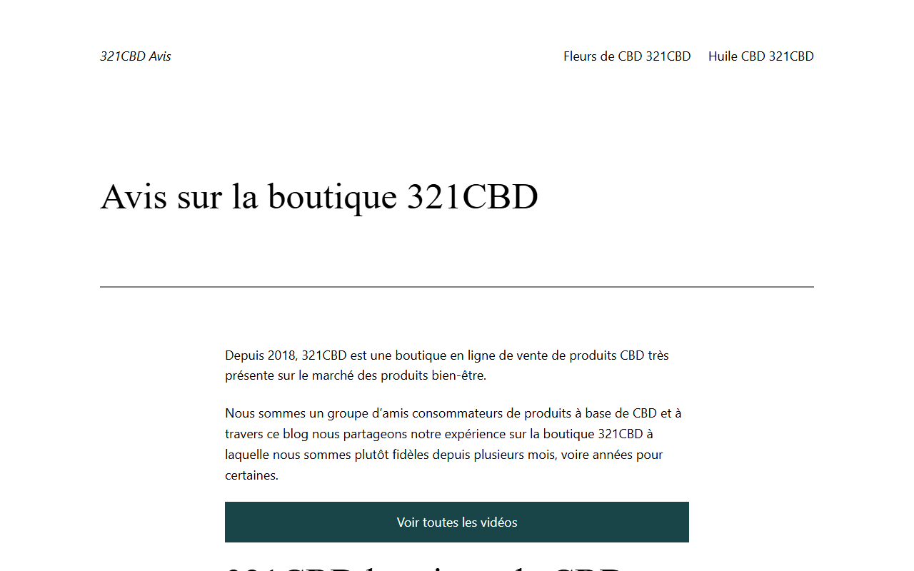 321cbdavis.com screenshot