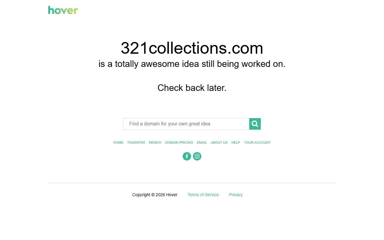 321collections.com screenshot