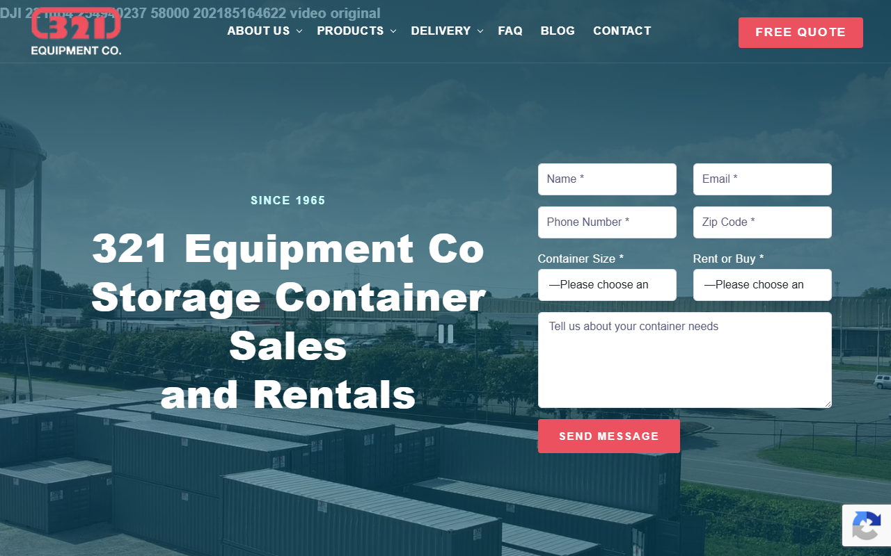 321container.com screenshot