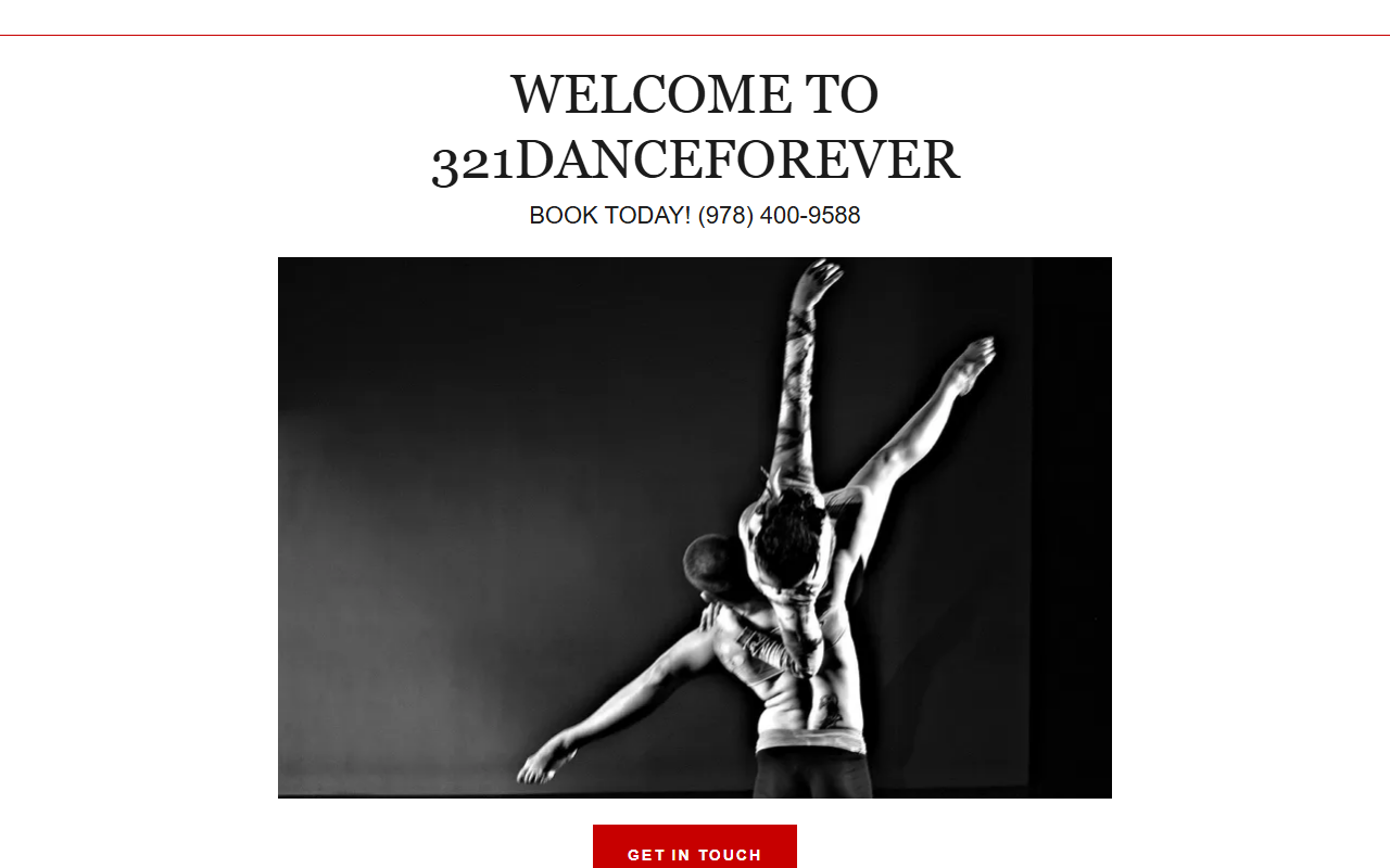 321danceforever.com screenshot
