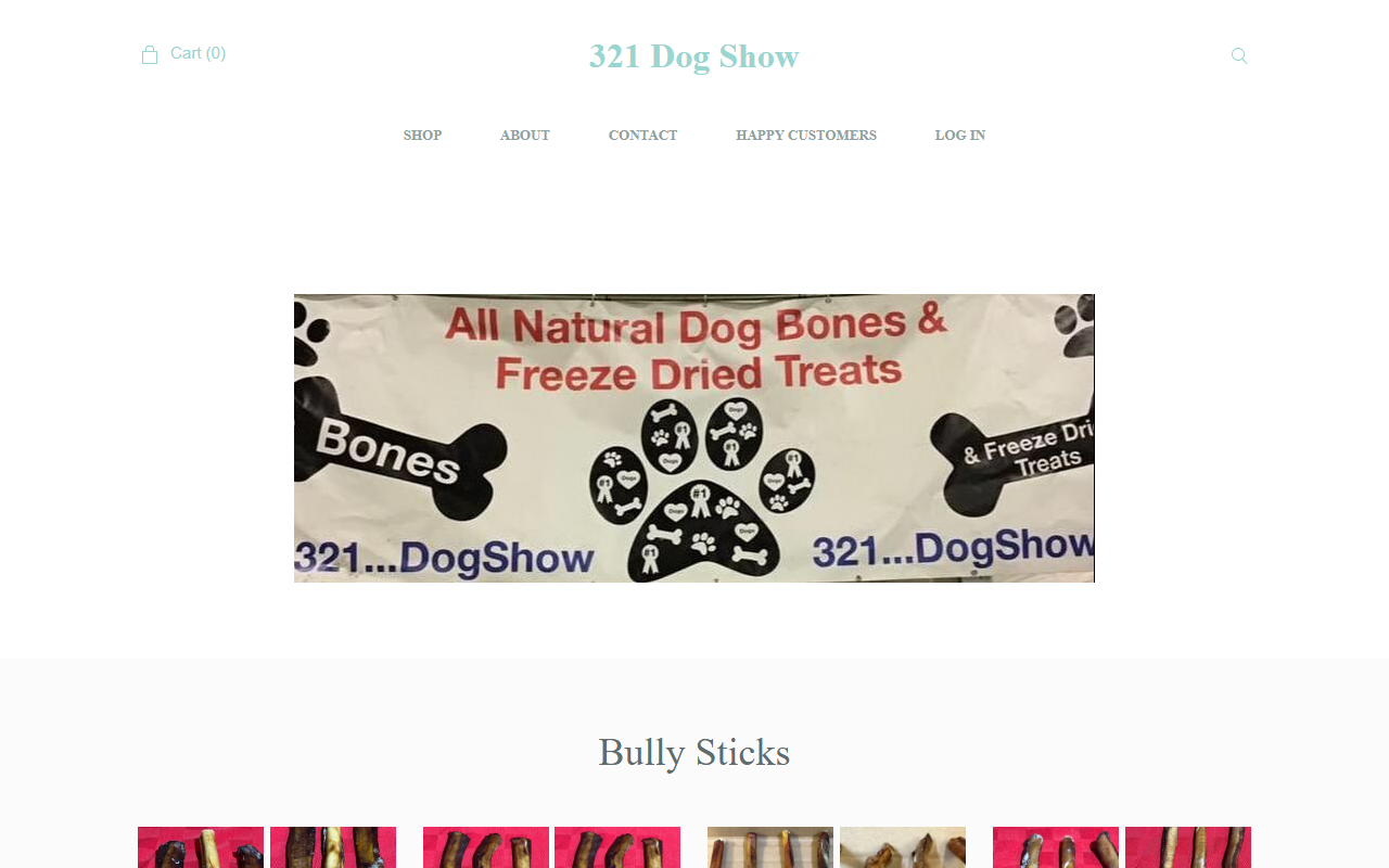 321dogshow.com screenshot