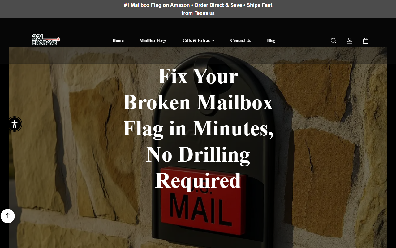 321engrave.com screenshot
