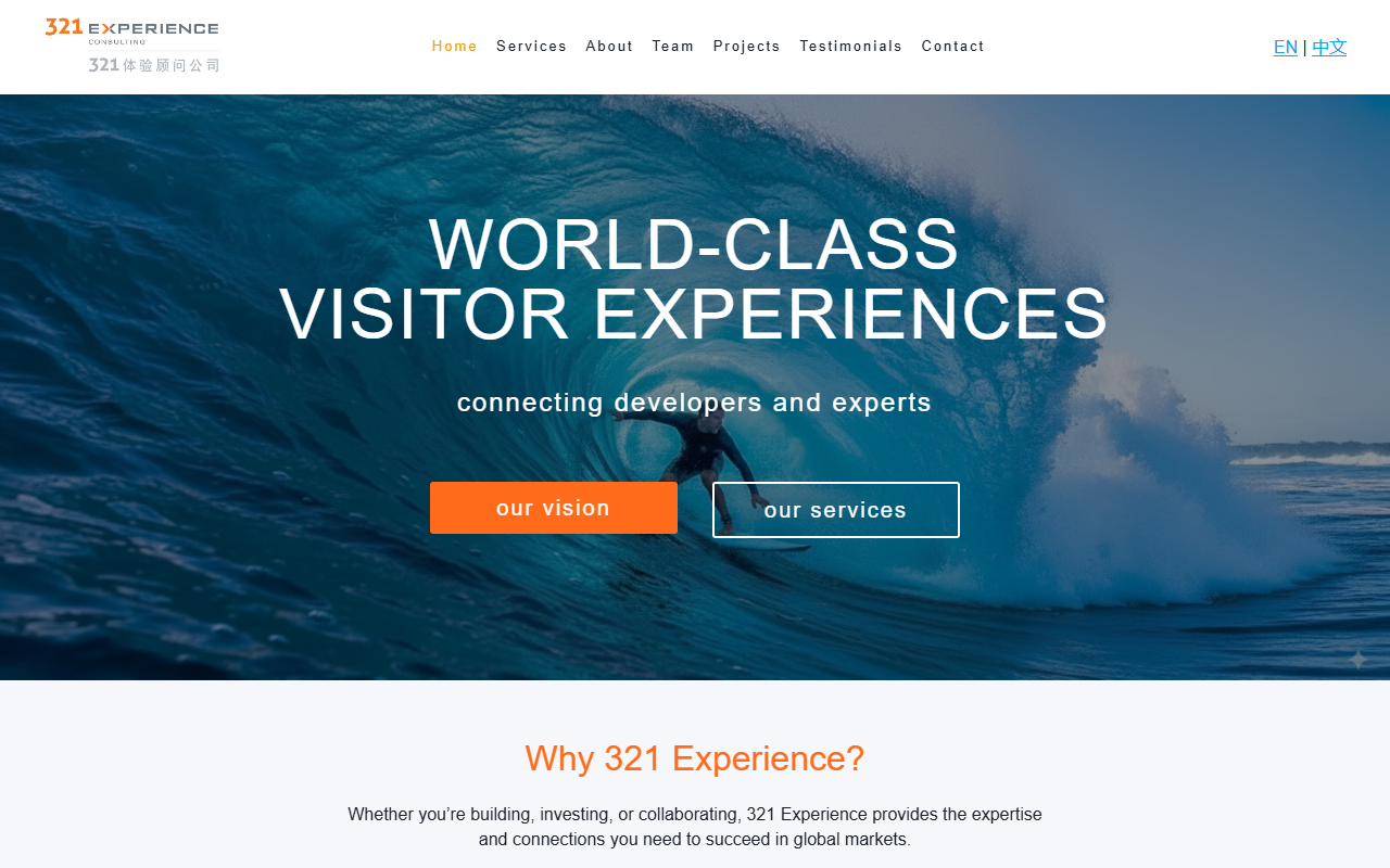 321experience.com screenshot