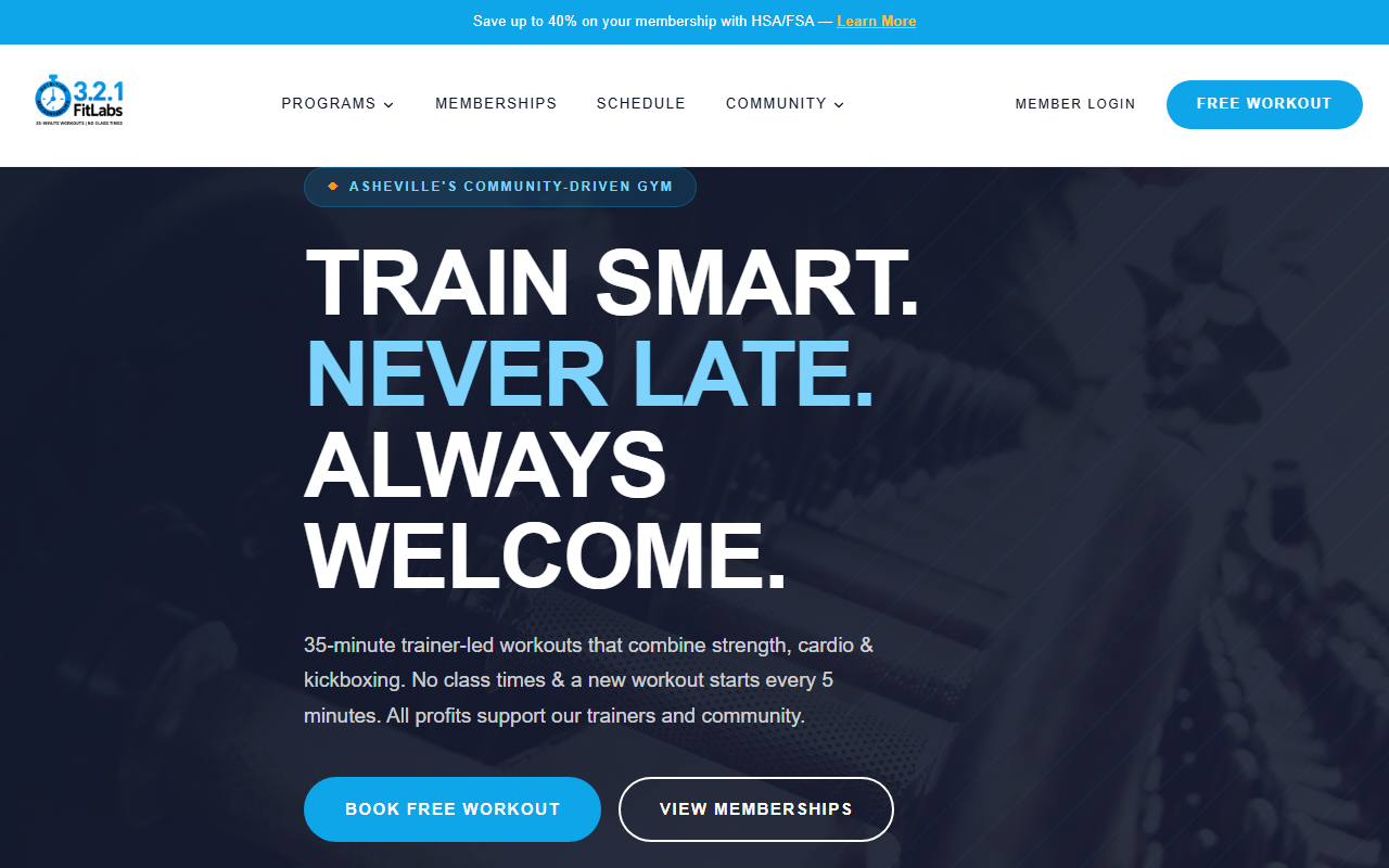 321fitlabs.com screenshot