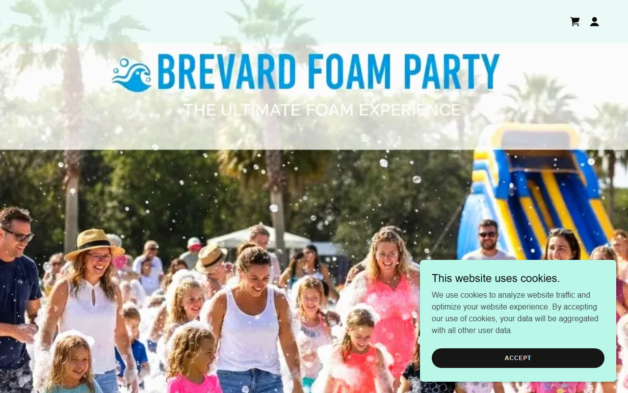321foamparty.com screenshot