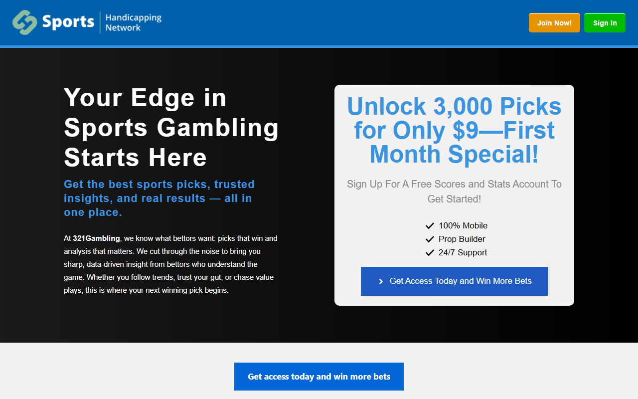 321gambling.com screenshot