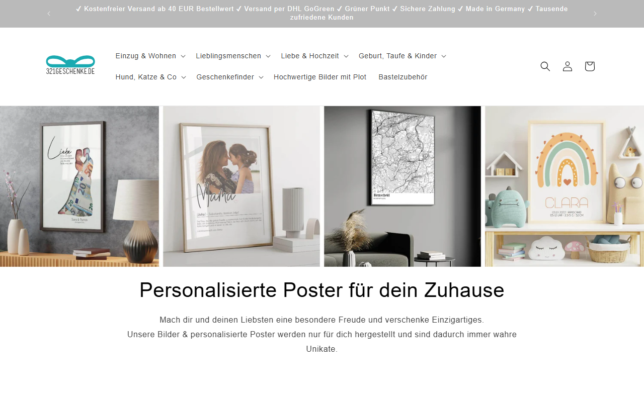 321geschenke.com screenshot