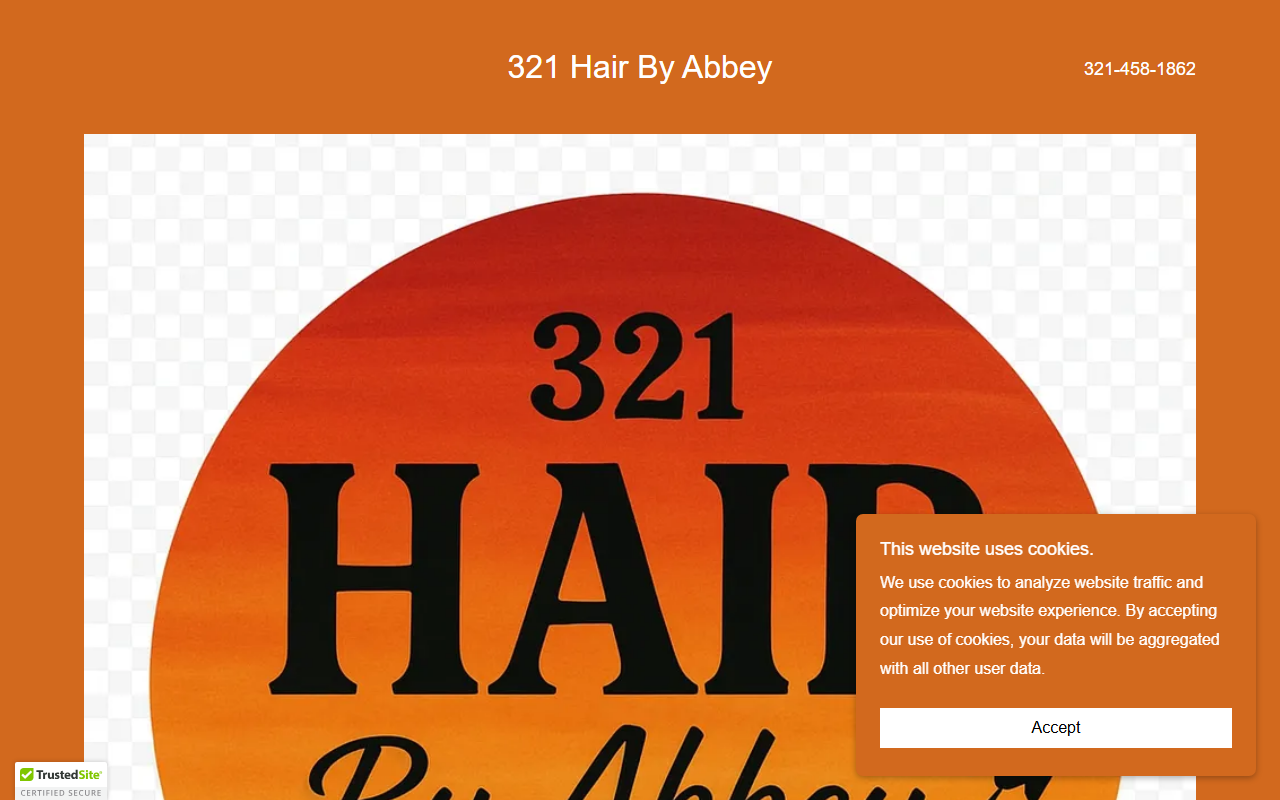 321hairbyabbey.com screenshot