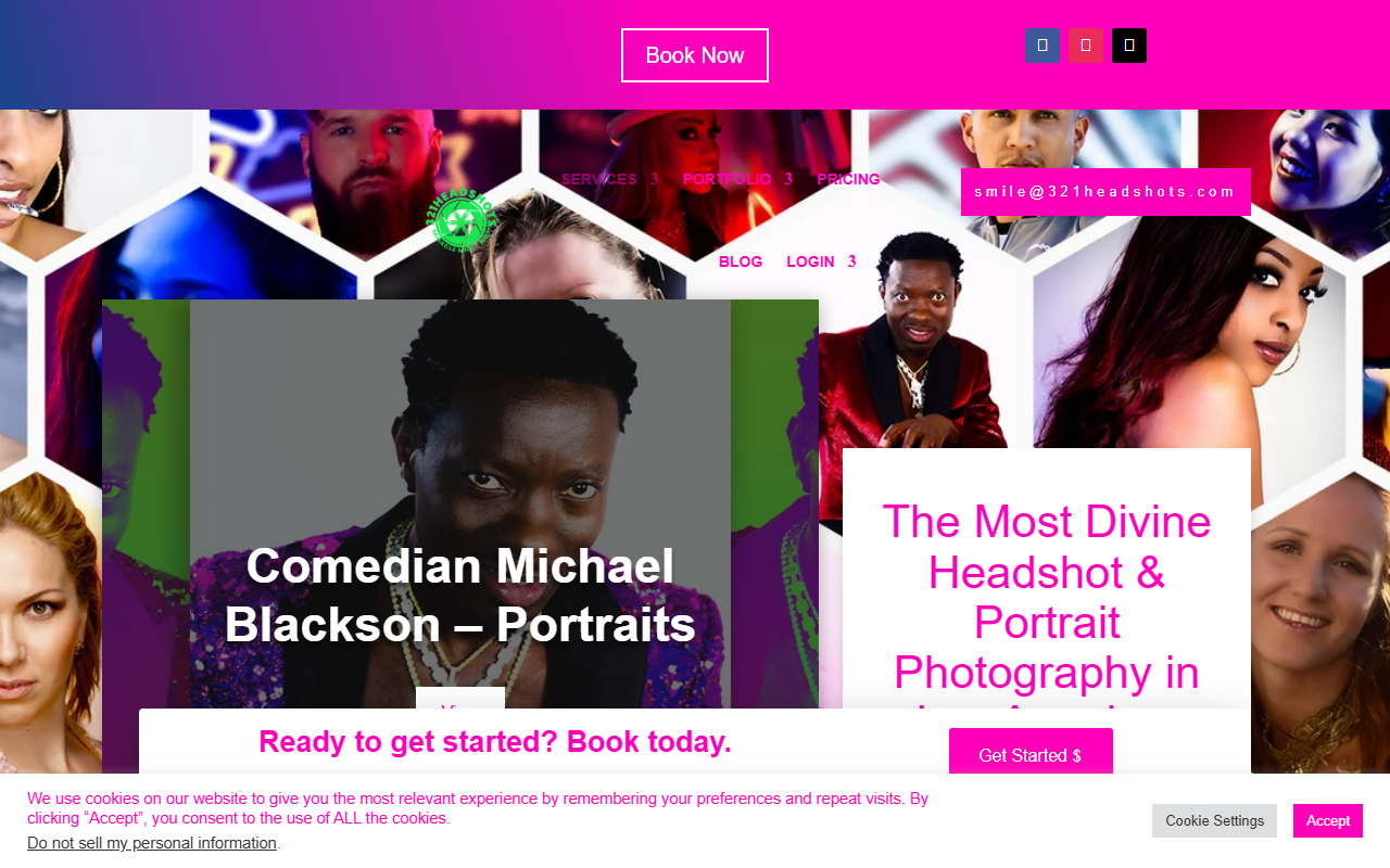 321headshots.com screenshot