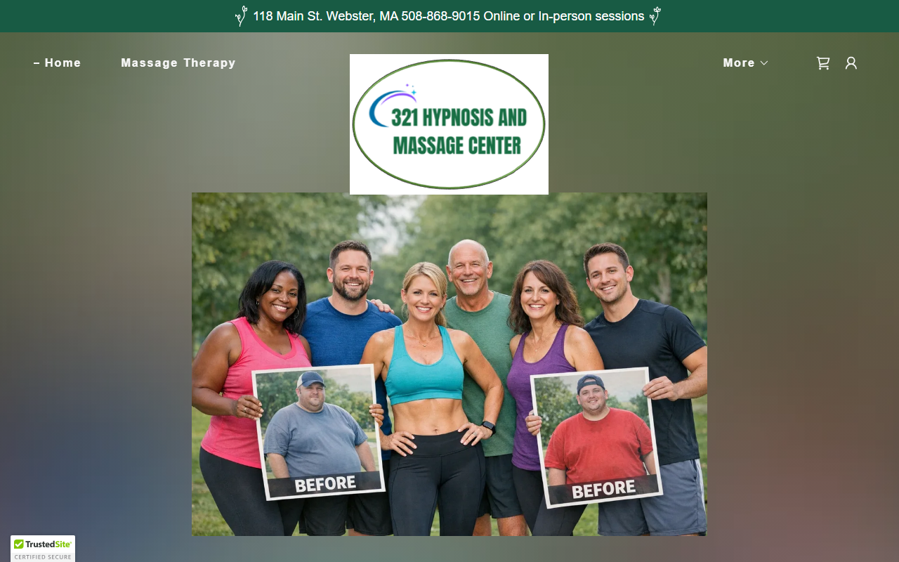 321hypnosis.com screenshot