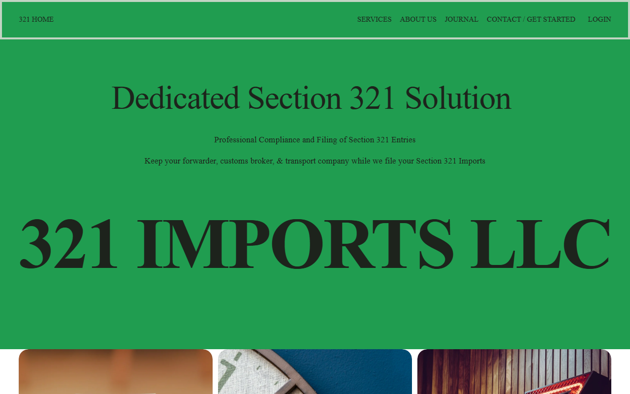 321imports.com screenshot