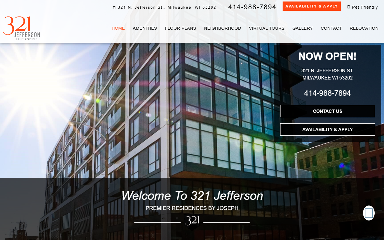 321jeffersonapts.com screenshot
