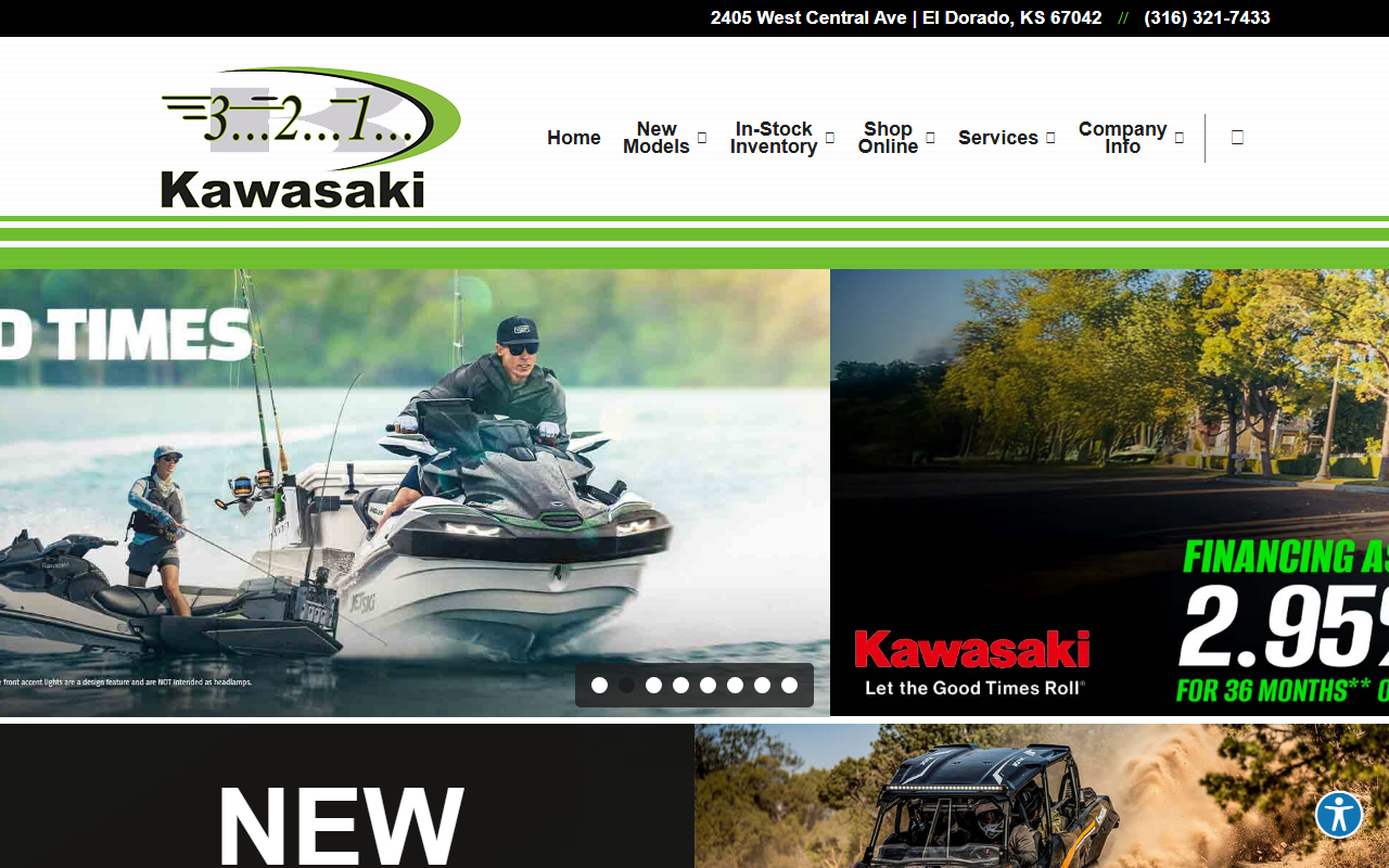 321kawasaki.com screenshot