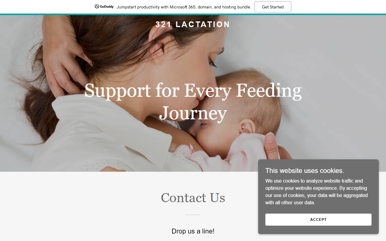 321lactation.com screenshot