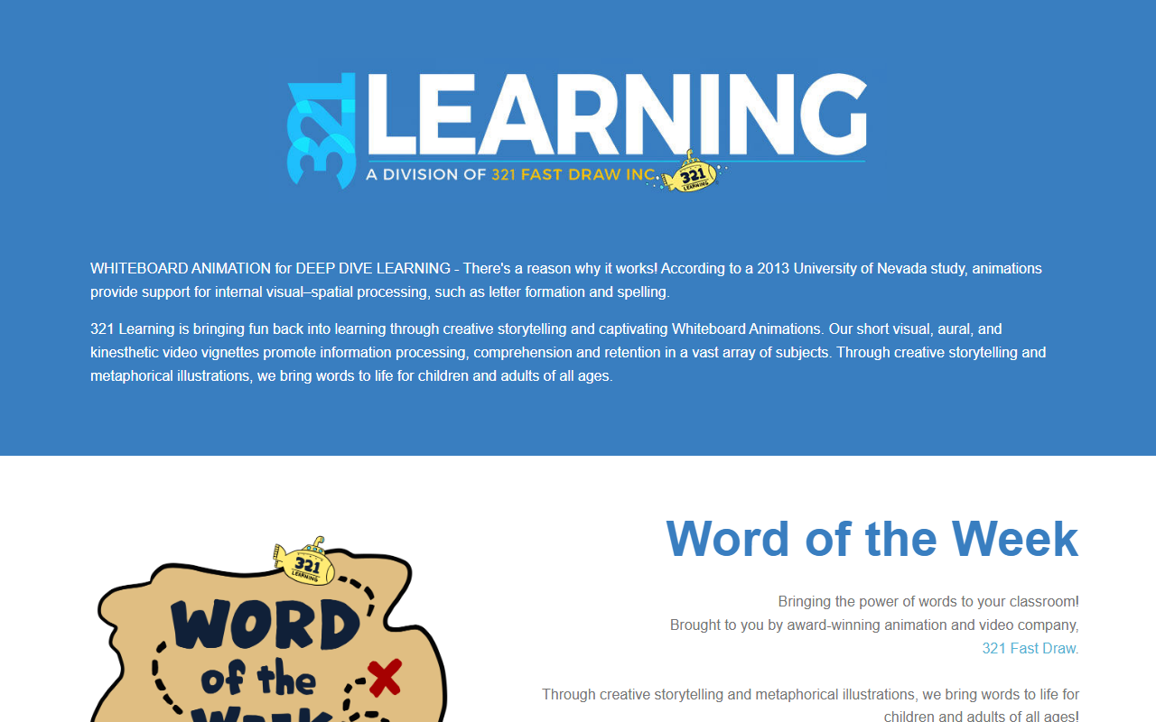 321learning.com screenshot