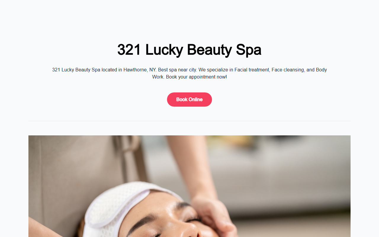321luckybeauty.com screenshot