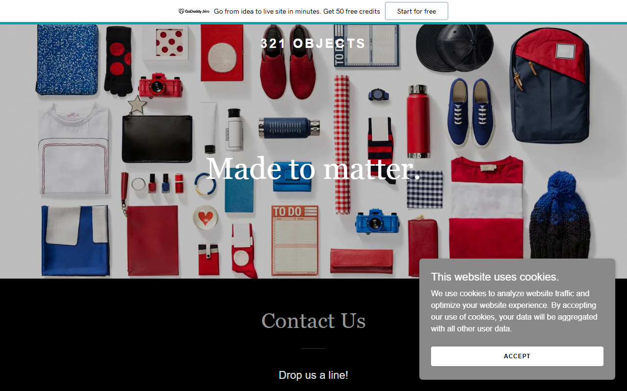 321objects.com screenshot