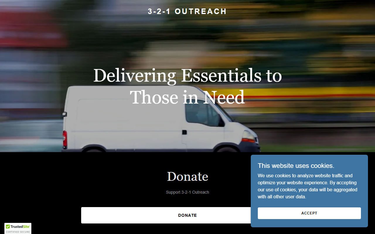 321outreach.com screenshot