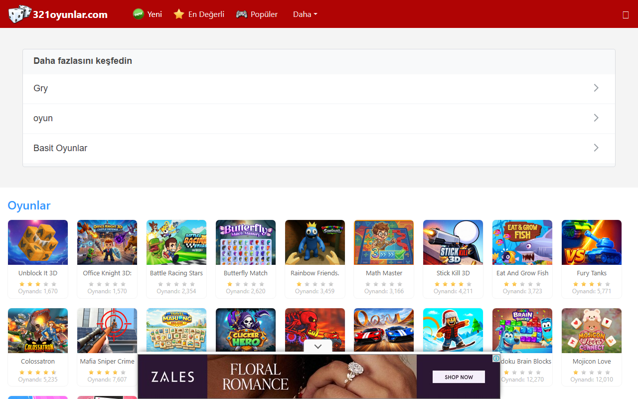 321oyunlar.com screenshot
