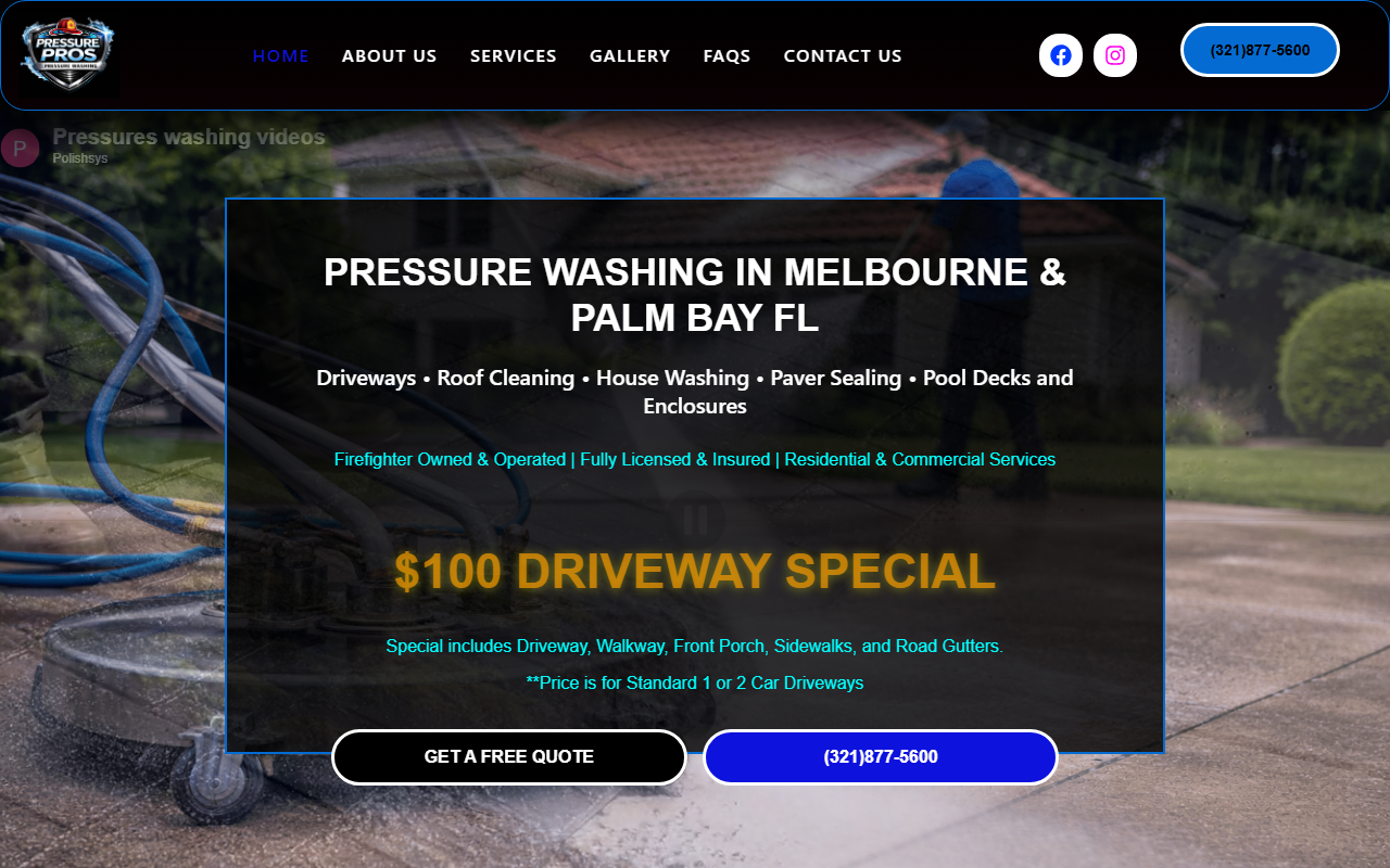 321pressurepros.com screenshot