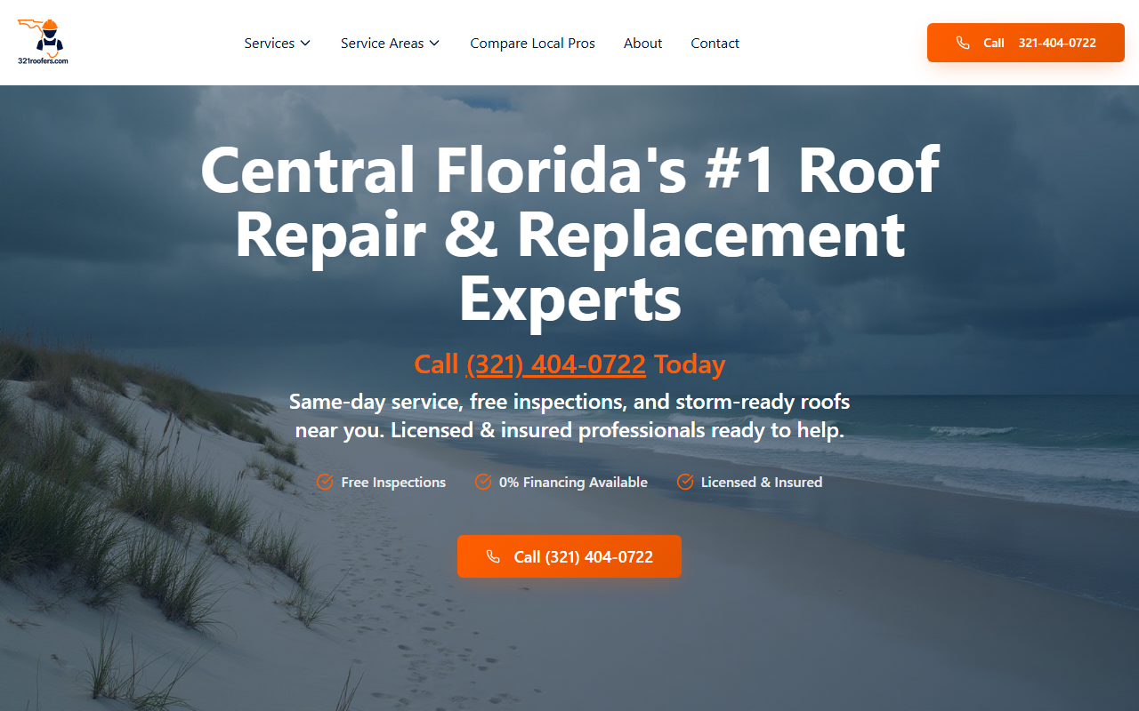 321roofers.com screenshot