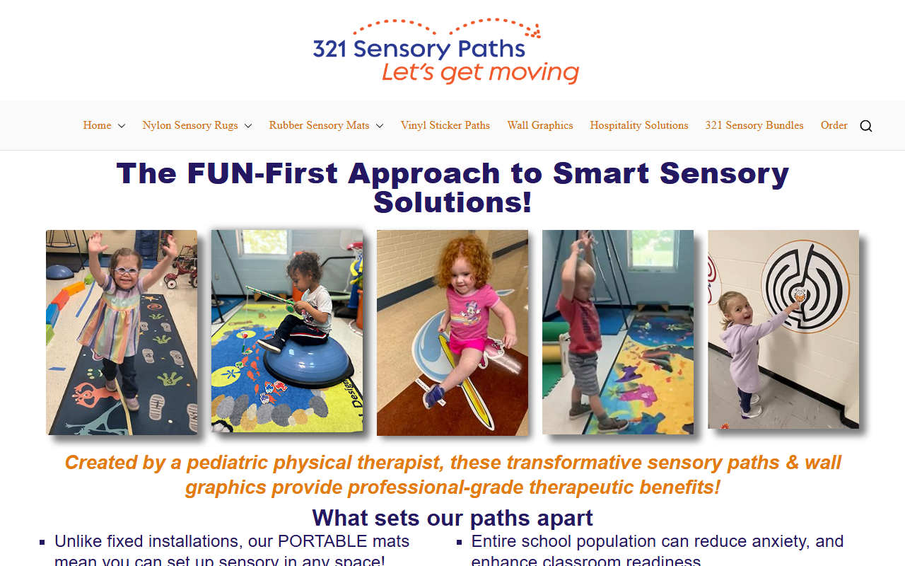 321sensorypaths.com screenshot