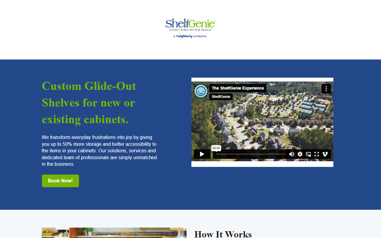 321shelfgenie.com screenshot