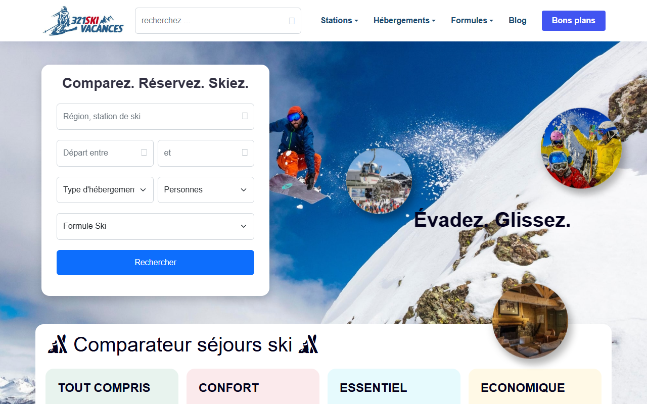 321skivacances.com screenshot