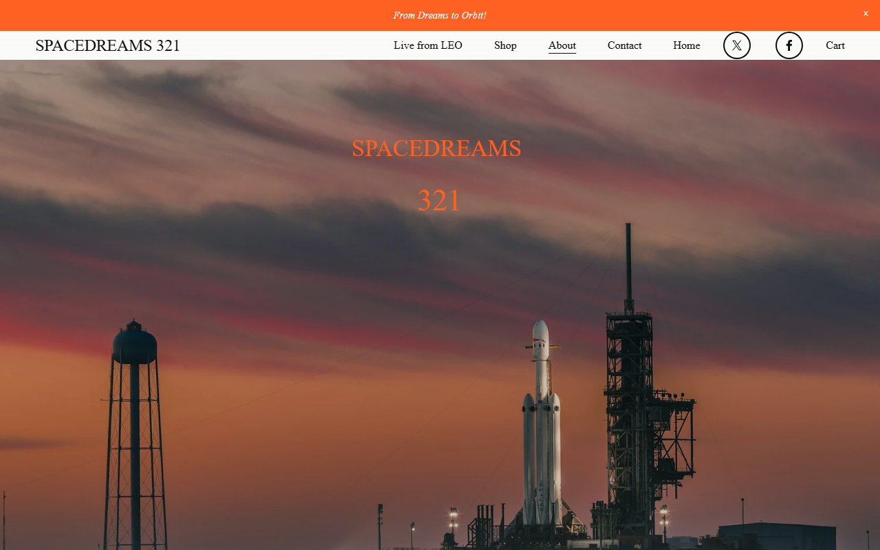 321spacedreams.com screenshot
