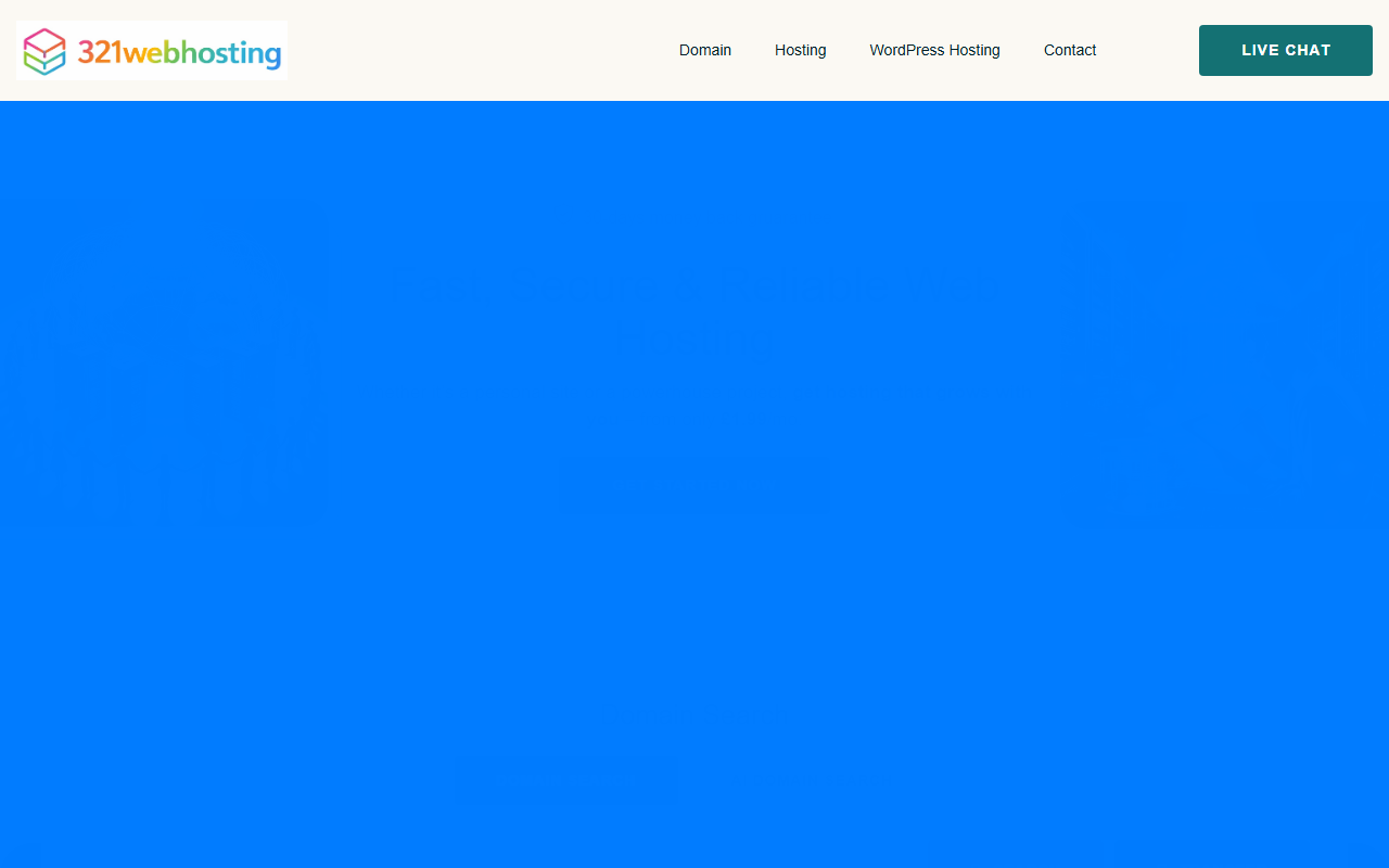 321webhosting.com screenshot