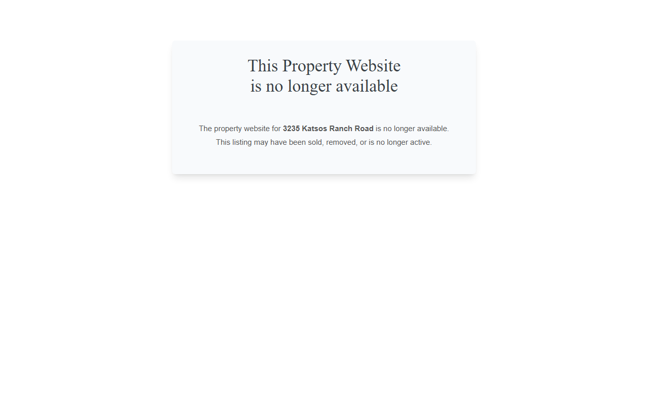 3235katsosranch.com screenshot