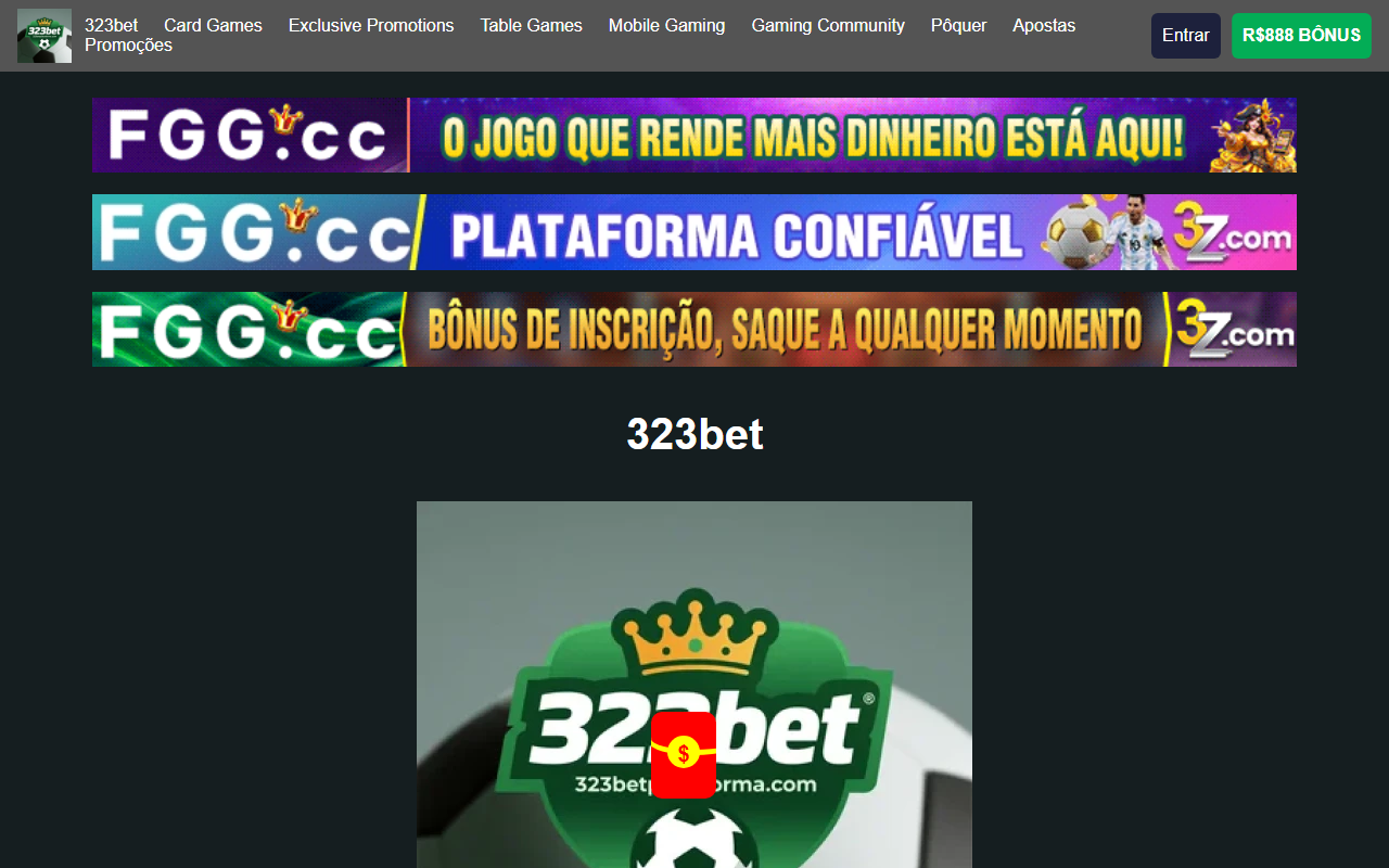 323betplataforma.com screenshot