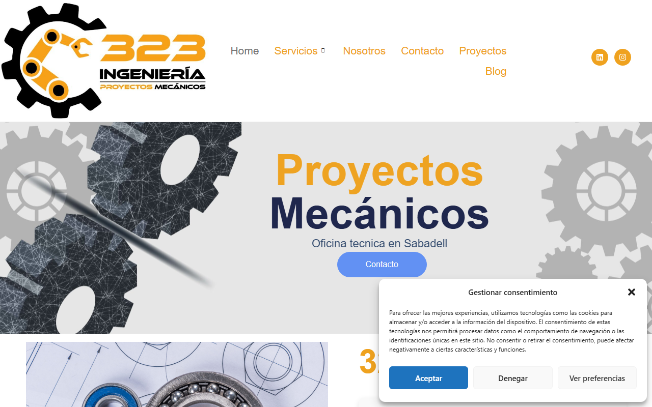 323ingenieria.com screenshot