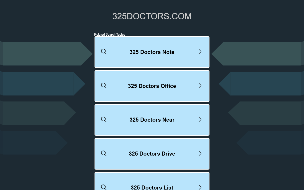 325doctors.com screenshot