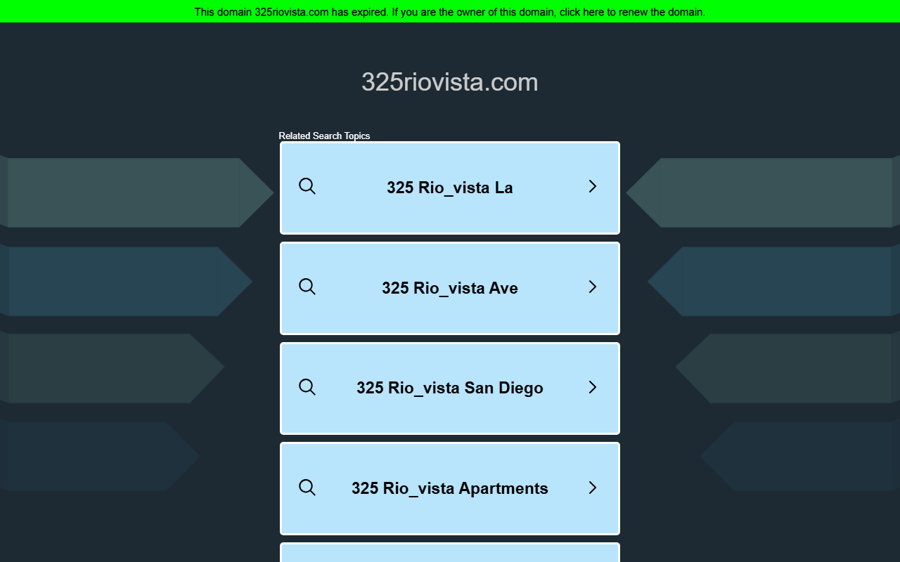 325riovista.com screenshot