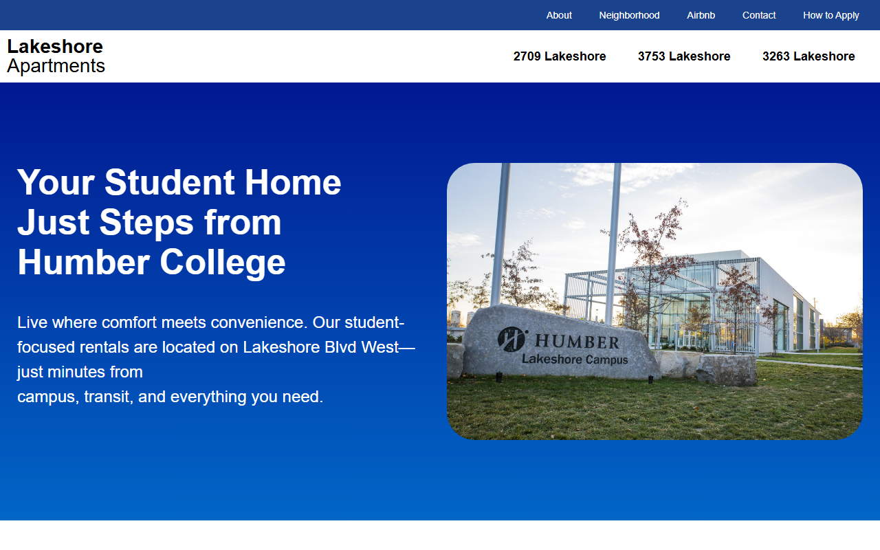 3263lakeshore.com screenshot