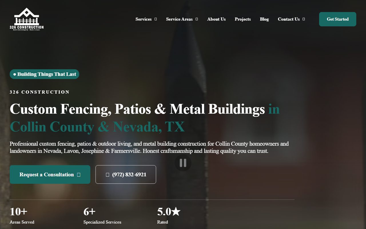 326construction.com screenshot