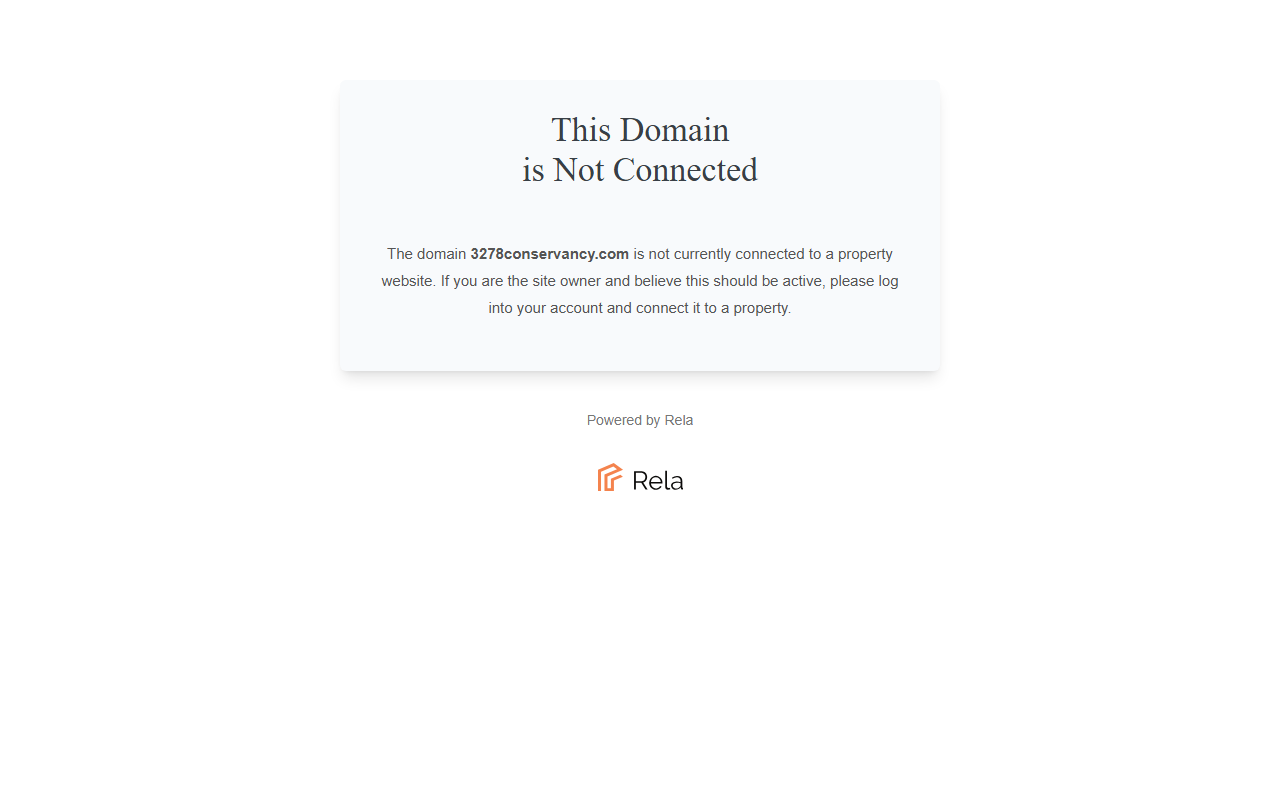 3278conservancy.com screenshot
