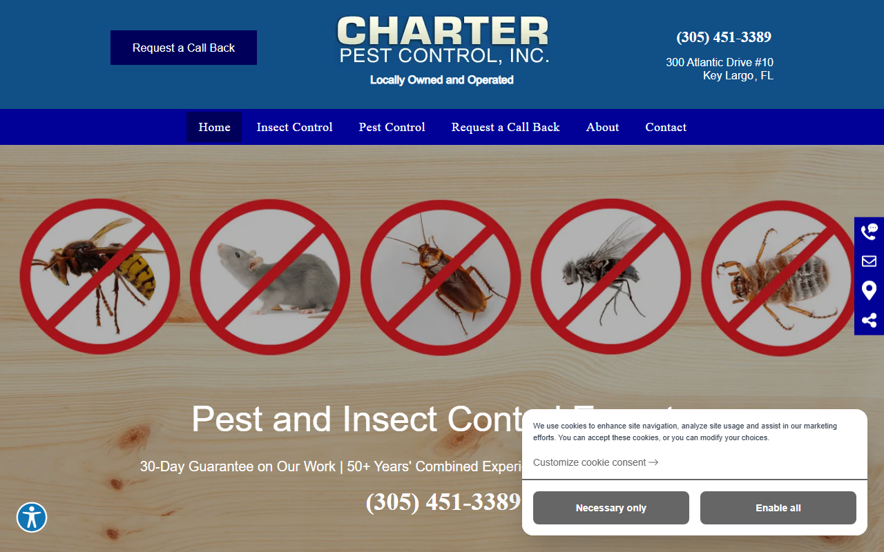 33051pestcontrol.com screenshot