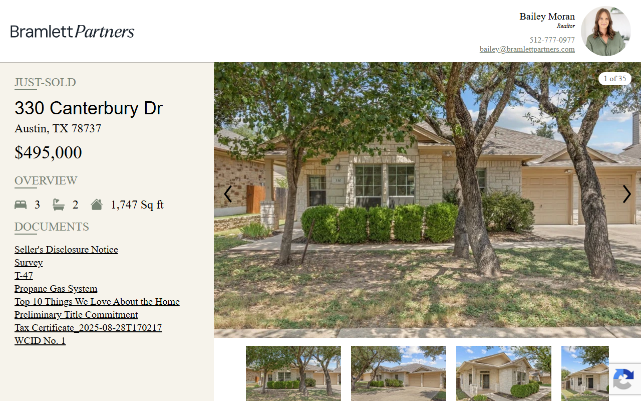 330canterbury.com screenshot