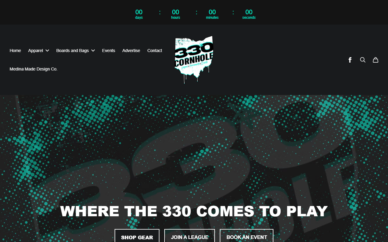 330cornhole.com screenshot