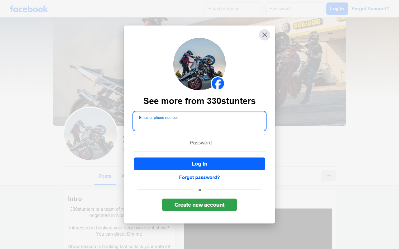 330stunters.com screenshot