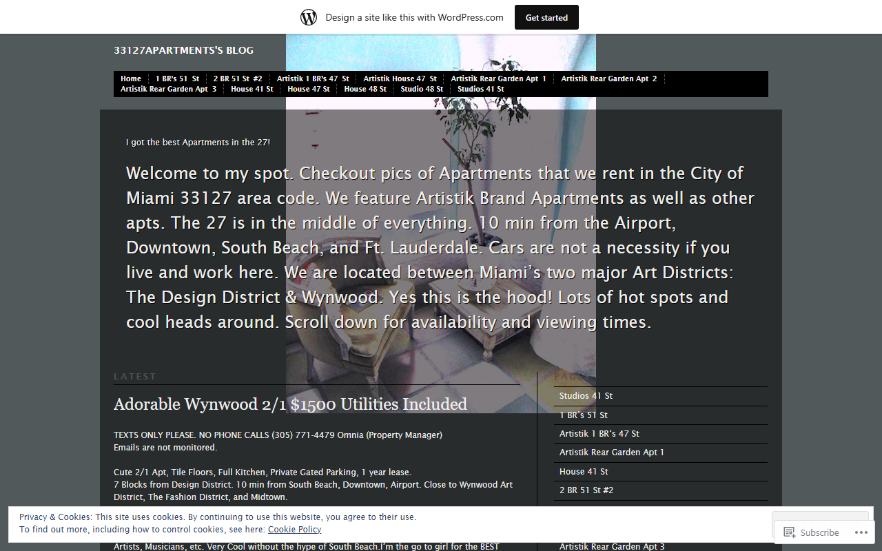33127apartments.com screenshot