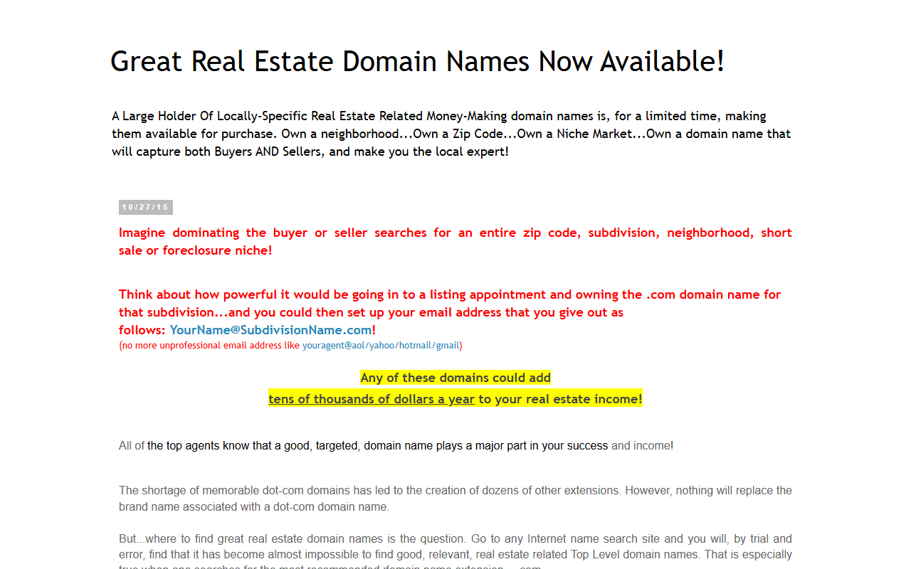 33463homes.com screenshot