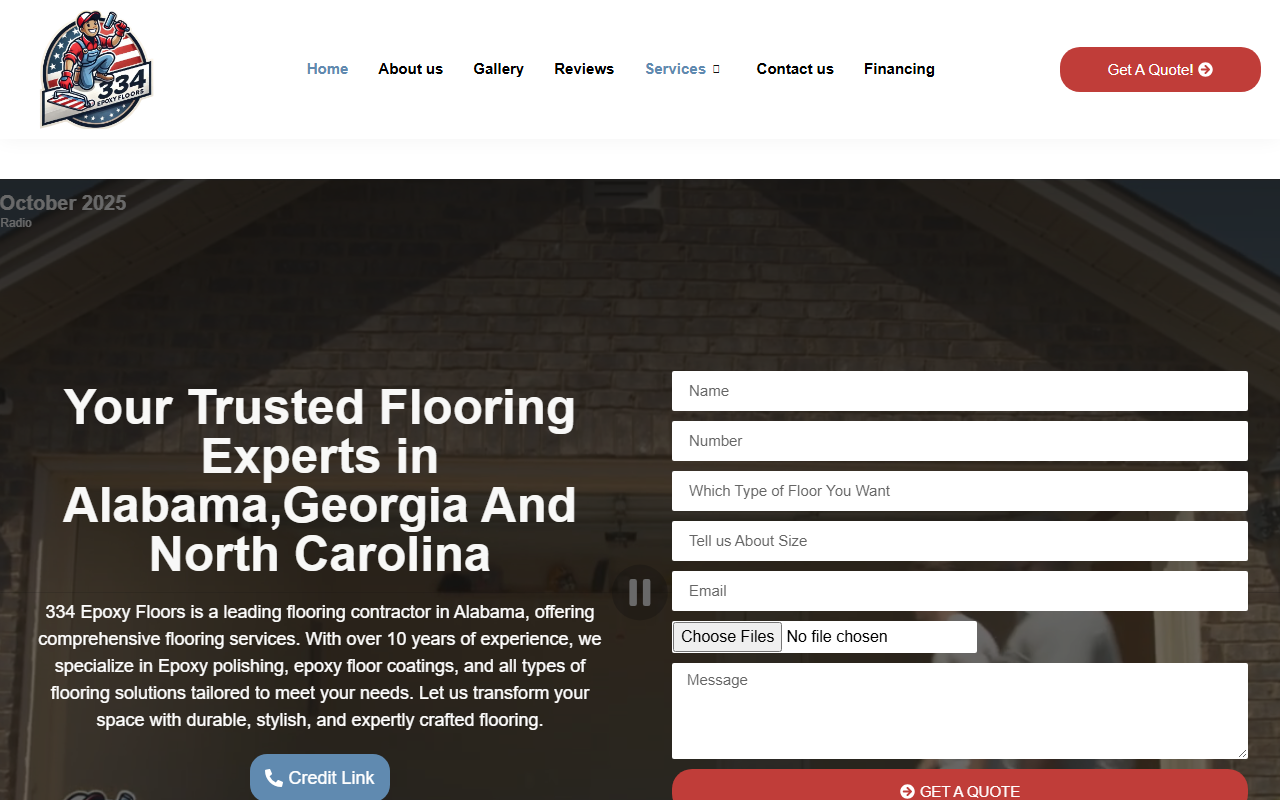 334epoxyfloors.com screenshot
