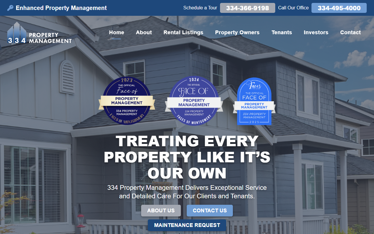 334rentals.com screenshot