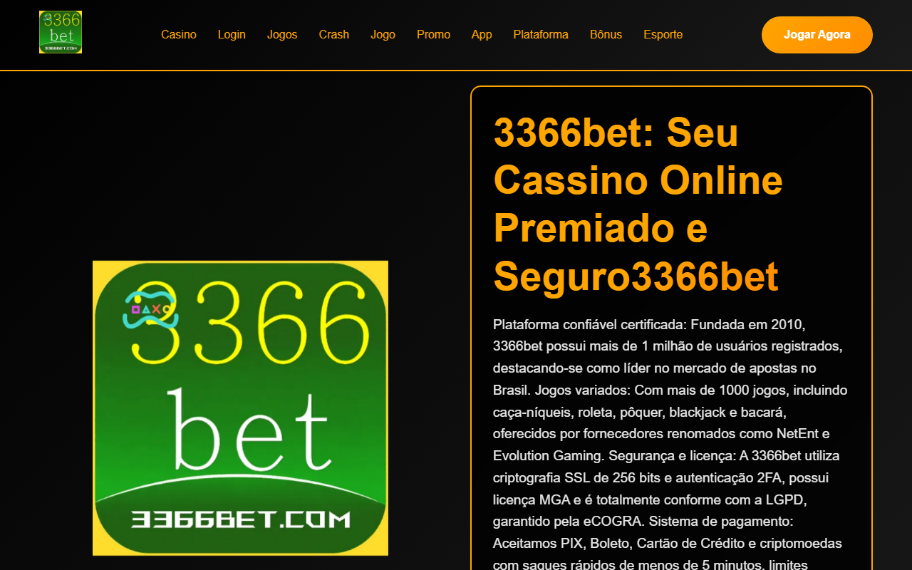 3366betlogin.com screenshot