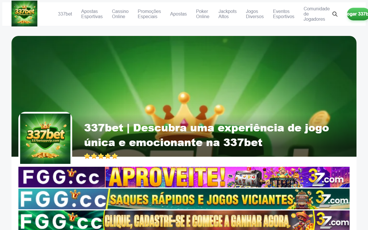 337betappvip.com screenshot