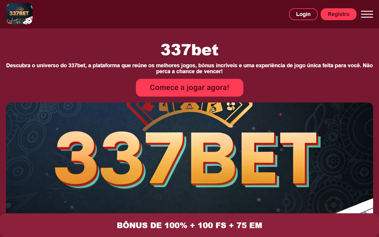 337betlogin.com screenshot